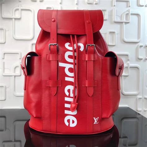 supreme backpack louis vuitton fake|louis vuitton supreme backpack men.